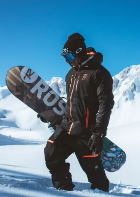 Veste de ski X Blow - Camouflage Gris Foncé