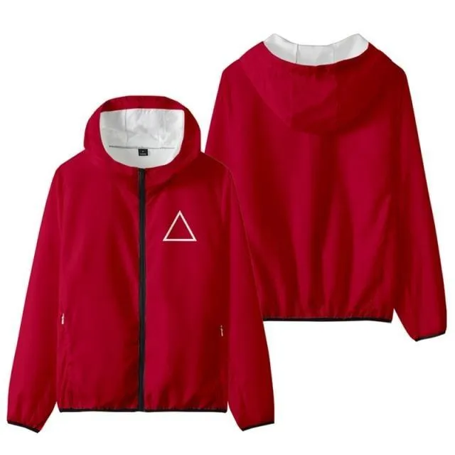 Veste Rouge Triangle Squid Game