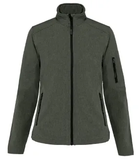 3-Layer Softshell Jacket - Men - K401 - Heather Khaki Green