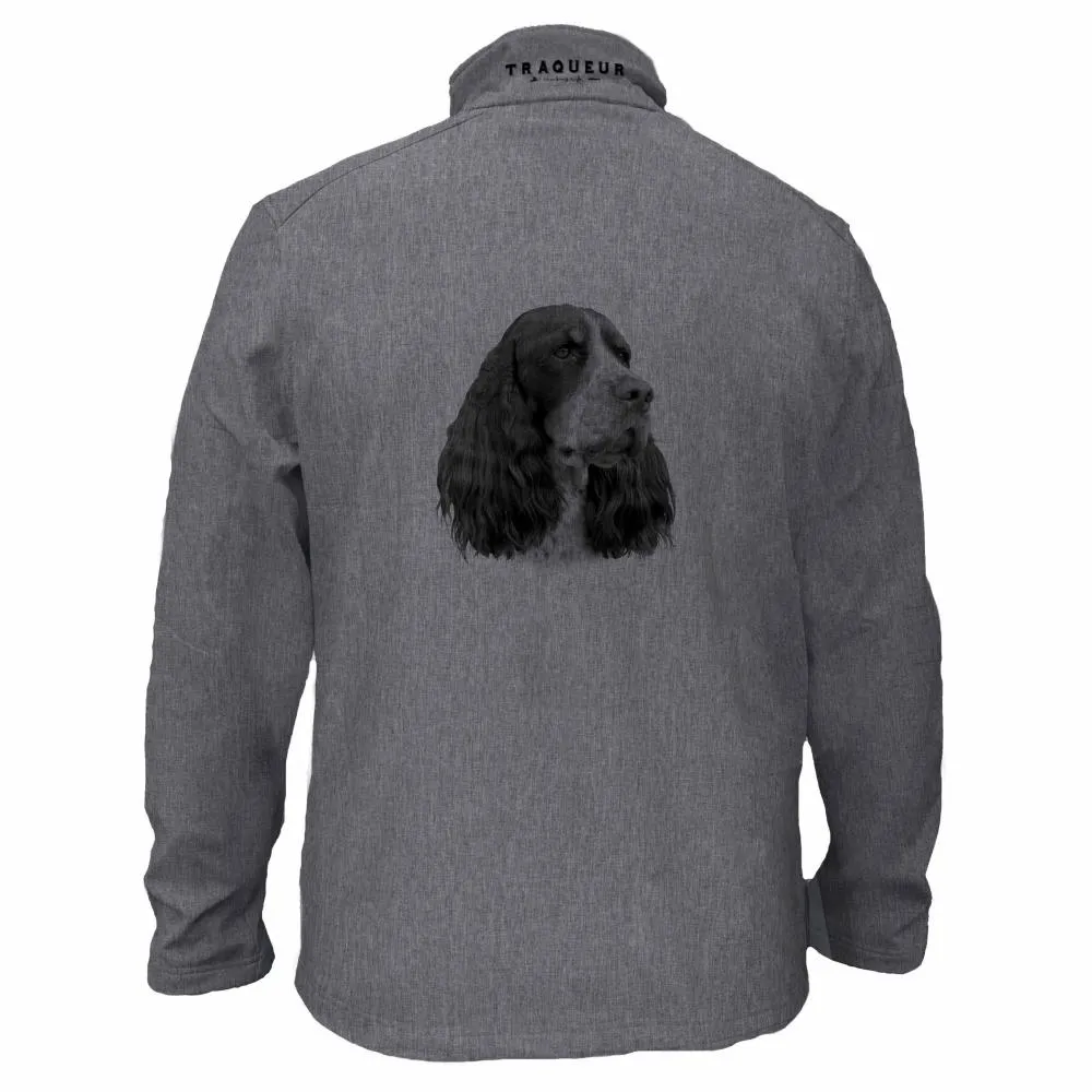 Veste softshell Homme ou Femme avec/sans capuche – Cocker Anglais