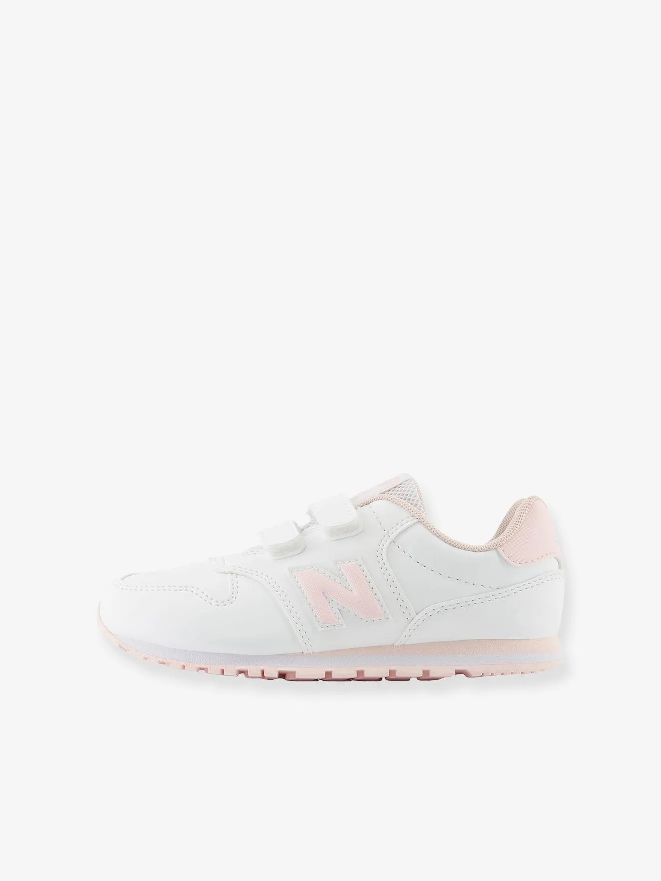 White New Balance® PV500CWP Child's Velcro Sneakers