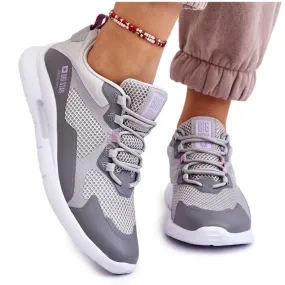 Women's Big Star LL274371 Gray Athletic Sneakers